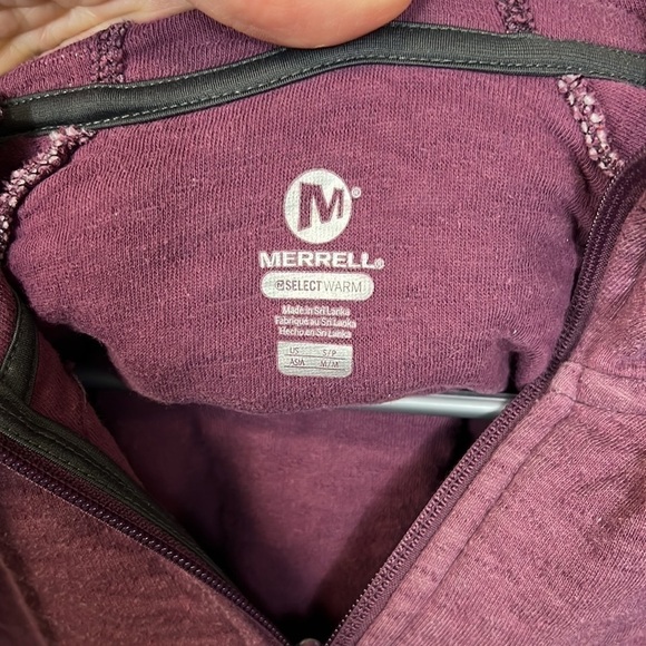 Merrell Kota Quilted Full ZIP Hoodie Size Small - Picture 6 of 8